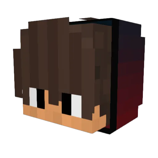 5uti_ch Minecraft avatar head, 3D render