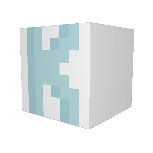 5w9 Minecraft avatar head, 3D render