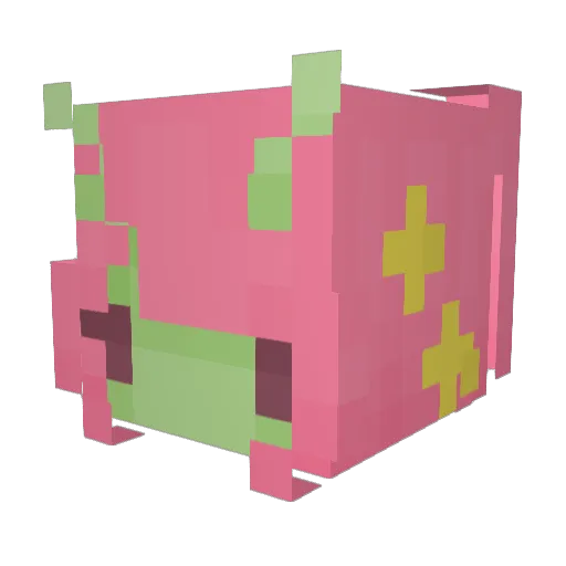 5wlp Minecraft avatar head, 3D render