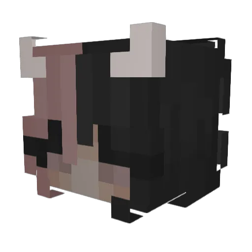 5yay Minecraft avatar head, 3D render
