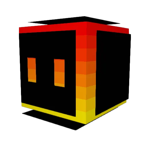 600xa Minecraft avatar head, 3D render