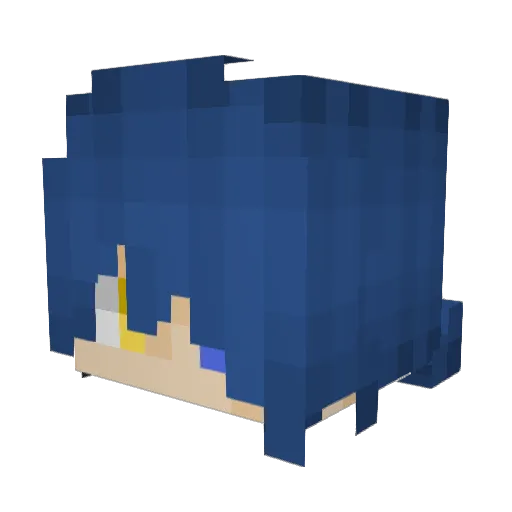 617805 Minecraft avatar head, 3D render