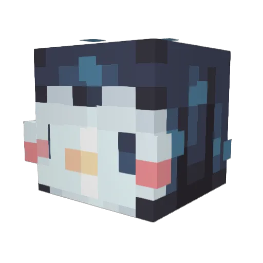 619wyatt Minecraft avatar head, 3D render