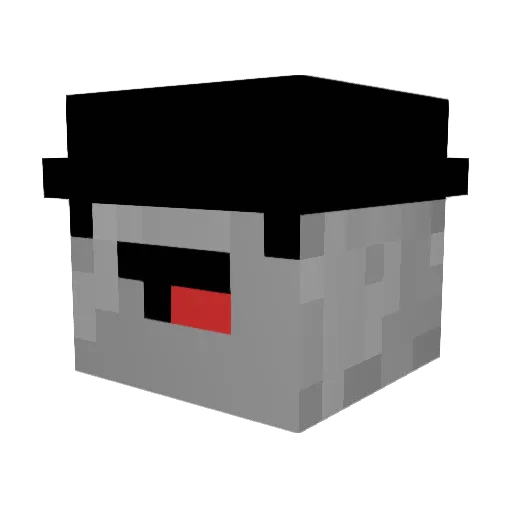 620fps Minecraft avatar head, 3D render