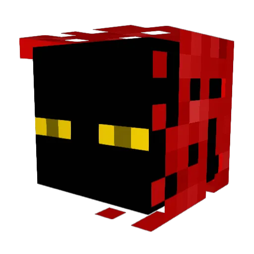 621r Minecraft avatar head, 3D render