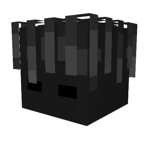 6223 Minecraft avatar head, 3D render