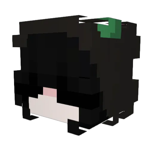 6257 Minecraft avatar head, 3D render
