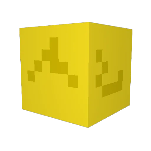 6300 Minecraft avatar head, 3D render