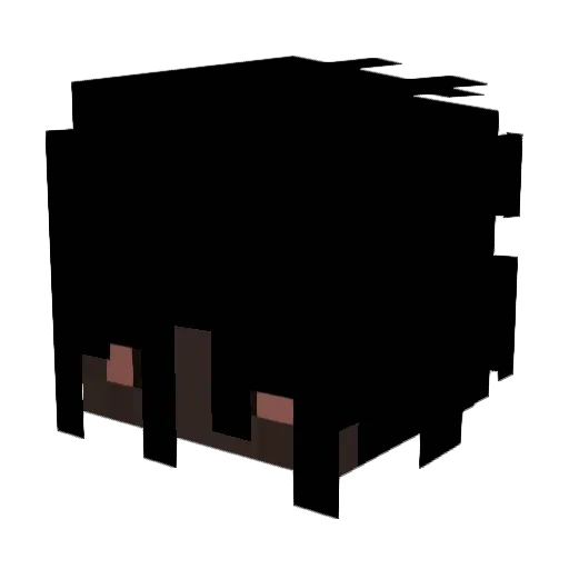 637Ripz Minecraft avatar head, 3D render