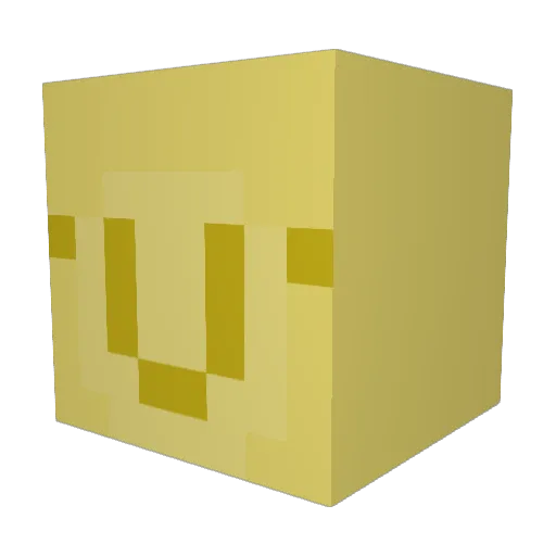 63exu Minecraft avatar head, 3D render
