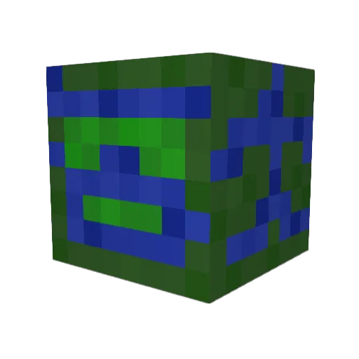 64938 Minecraft avatar head, 3D render