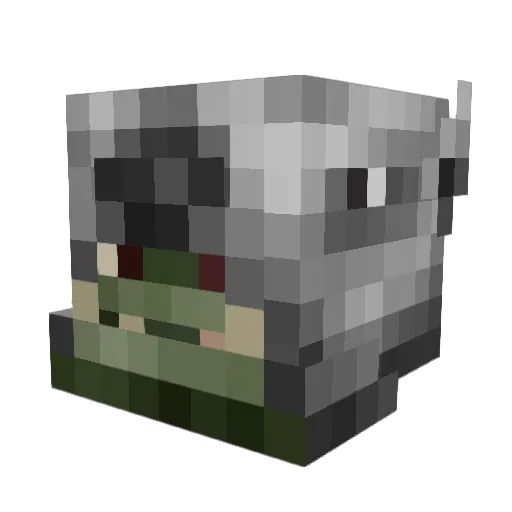 64Link00 Minecraft avatar head, 3D render