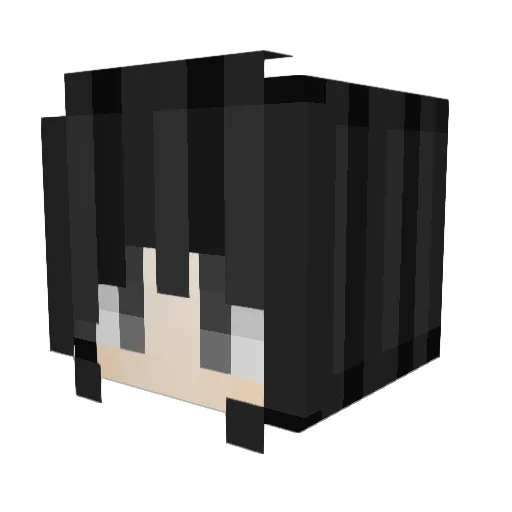 64batsalex Minecraft avatar head, 3D render