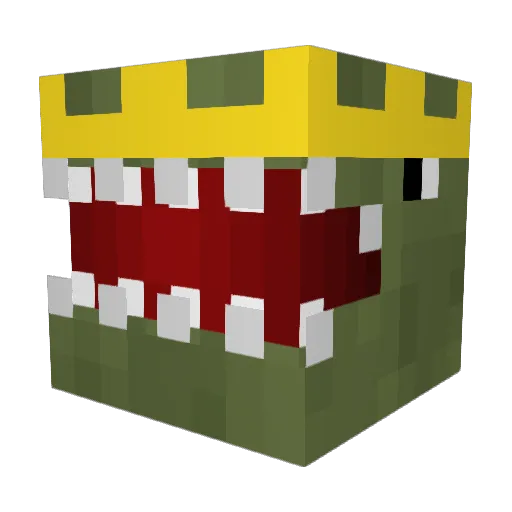 64tankman Minecraft avatar head, 3D render