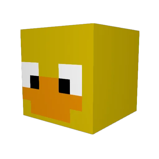 64zachary Minecraft avatar head, 3D render