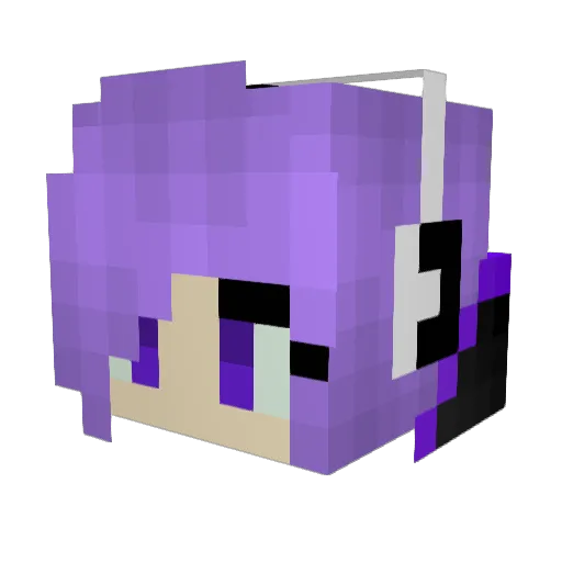 663321 Minecraft avatar head, 3D render