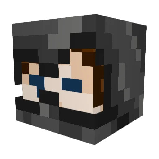 666Blackjack_666 Minecraft avatar head, 3D render