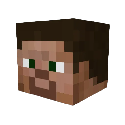 666Cooper Minecraft avatar head, 3D render