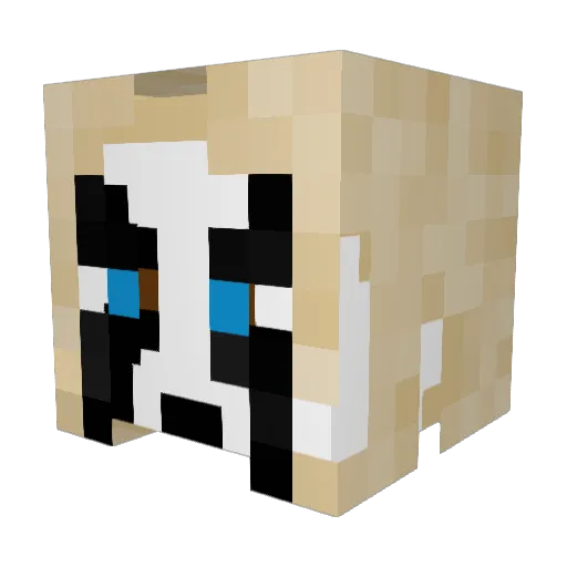 666Morpheus666 Minecraft avatar head, 3D render