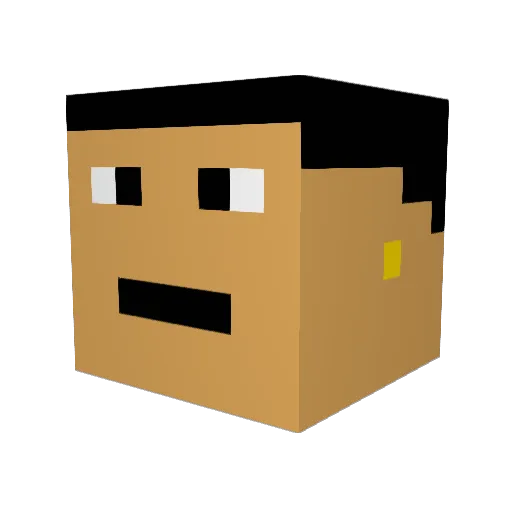 666Perkele666 Minecraft avatar head, 3D render