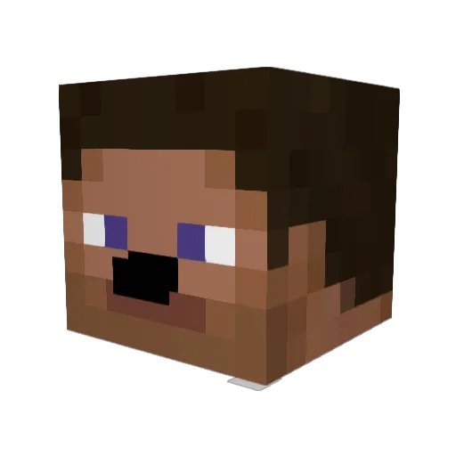 666Shaaf Minecraft avatar head, 3D render
