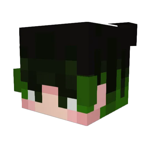 668_ArZz Minecraft avatar head, 3D render