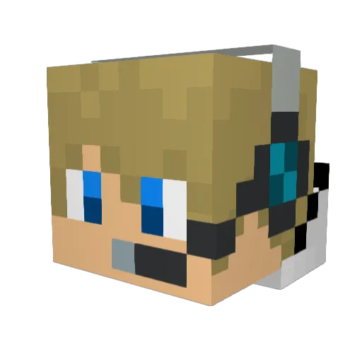 66jadyn Minecraft avatar head, 3D render