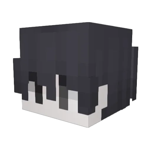 6740 Minecraft avatar head, 3D render