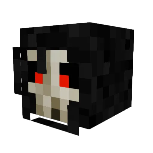 6767 Minecraft avatar head, 3D render
