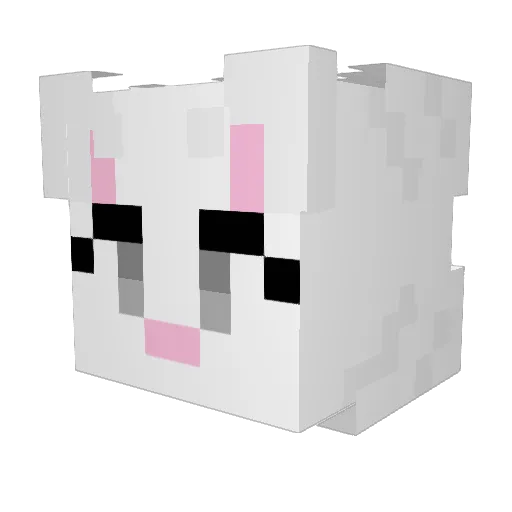 67Abby Minecraft avatar head, 3D render
