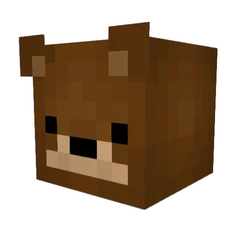 67Drak Minecraft avatar head, 3D render
