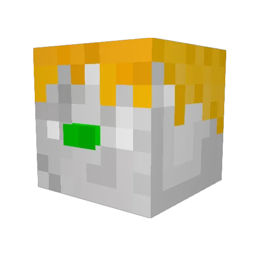 67aust67 Minecraft avatar head, 3D render
