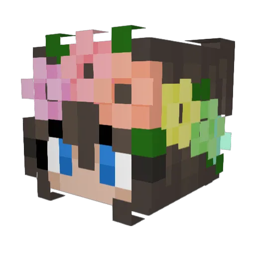 67criminal67 Minecraft avatar head, 3D render