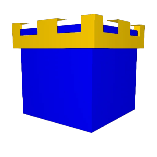 67dood Minecraft avatar head, 3D render