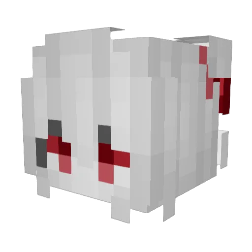 67up Minecraft avatar head, 3D render