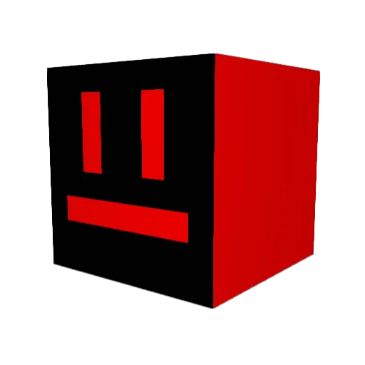 67x69 Minecraft avatar head, 3D render