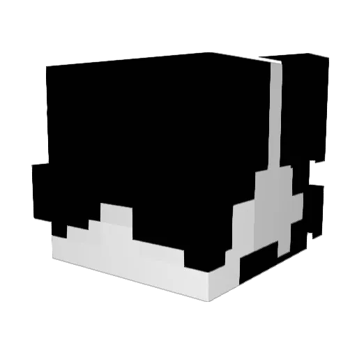 69108 Minecraft avatar head, 3D render