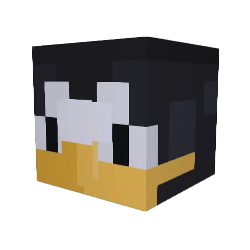 69420xdlol Minecraft avatar head, 3D render
