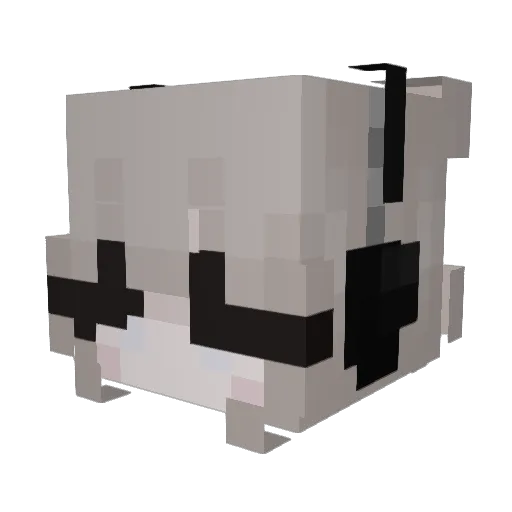694420 Minecraft avatar head, 3D render