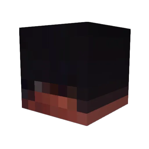 696trash Minecraft avatar head, 3D render