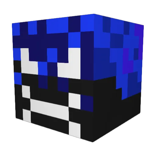 69Crispy__ Minecraft avatar head, 3D render