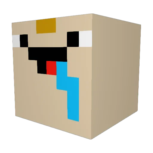 69DaanBanaan69 Minecraft avatar head, 3D render