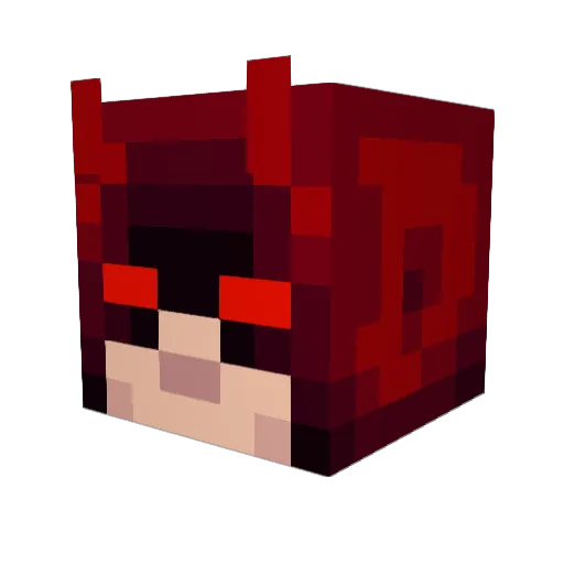 69Dev69 Minecraft avatar head, 3D render