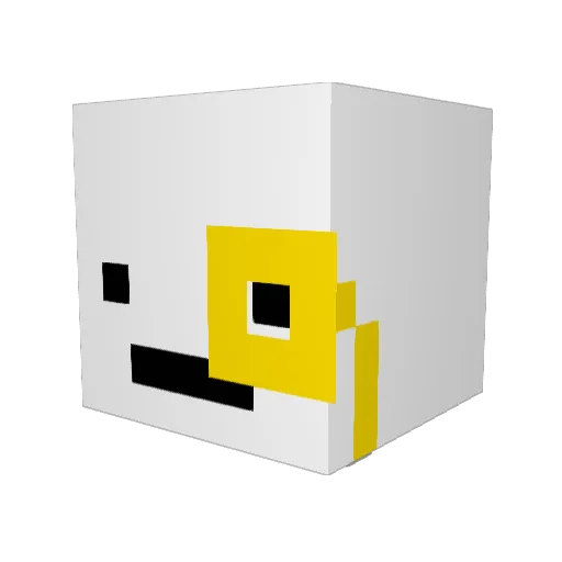 69DigBickDaddy69 Minecraft avatar head, 3D render