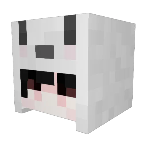 69Dvng Minecraft avatar head, 3D render