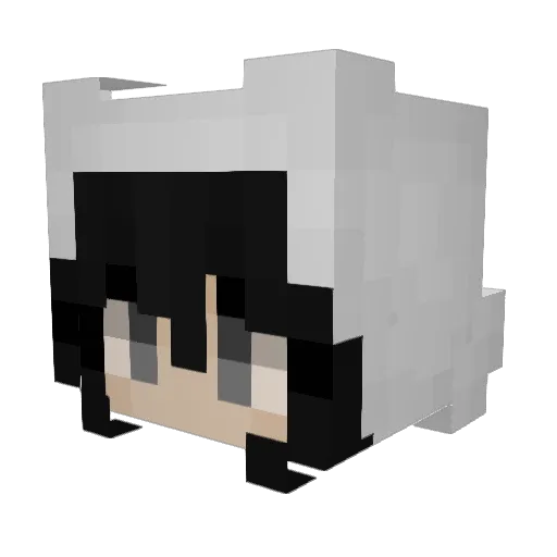 69FpsPro Minecraft avatar head, 3D render
