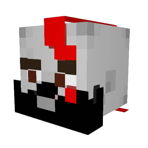 69Hey69 Minecraft avatar head, 3D render