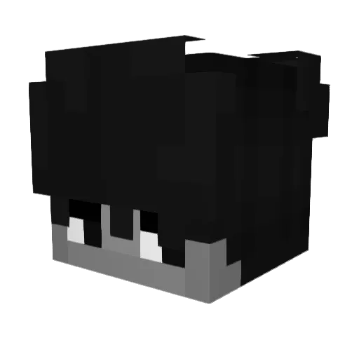 69INVISCHEATING Minecraft avatar head, 3D render