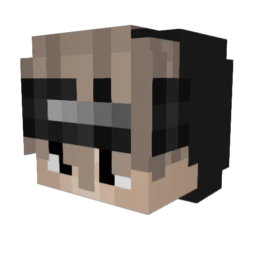 69Krystufek69 Minecraft avatar head, 3D render