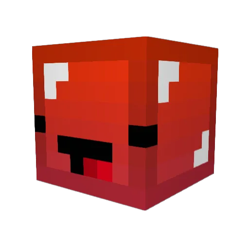 69Lihong Minecraft avatar head, 3D render
